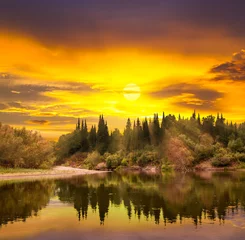 Sonnenuntergang in freier Wildbahn © Sergey Belov