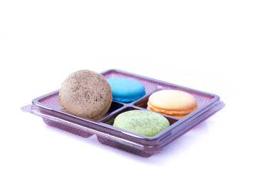 Tasty colorful macaroon