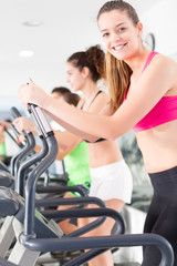 Fototapeta premium Woman at the gym