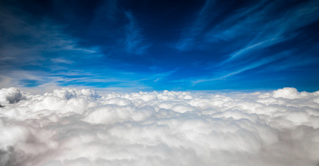 blue sky with clouds