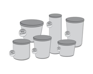 container industry packaging template