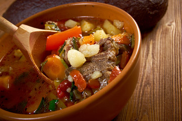 Eintopf -Traditional german cuisine dish.