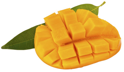 tranche de mangue mûre