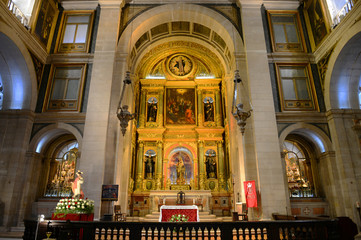 São Roque Church altar, Lisbon, Portugal