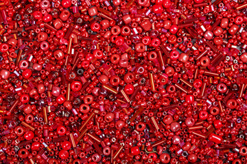 Naklejka premium Red pearls