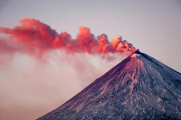 Fotobehang Active vulcano © malexeum