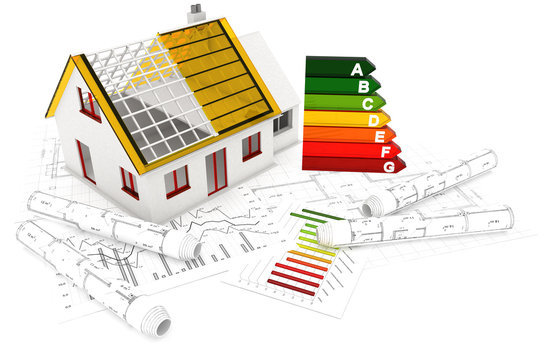 Rohbau Einfamilienhaus ohne Pl&auml;ne, Energieeffizienz