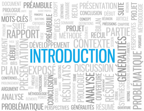 Diapositive "INTRODUCTION" (pr&eacute;sentation rapport plan partie)