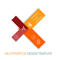 Paper geometric shape multipurpose design template