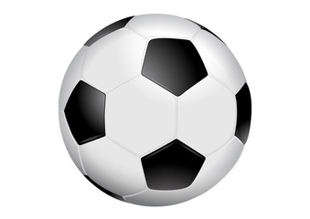 Naklejka premium Ballon de football