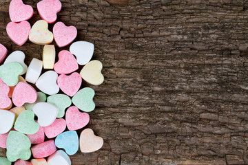 beautiful candy hearts