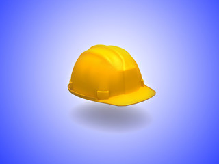 3D Yellow Hard Hat