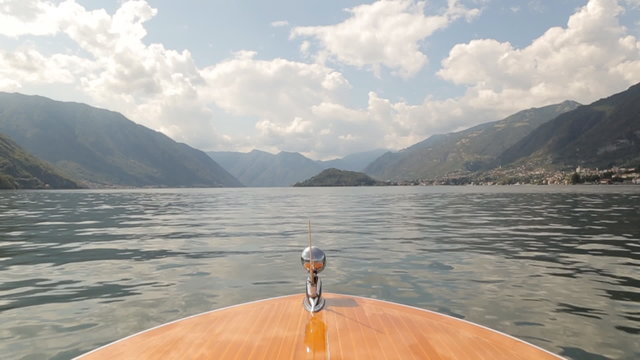 Boating on the lake