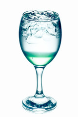 Cold cocktail closeup