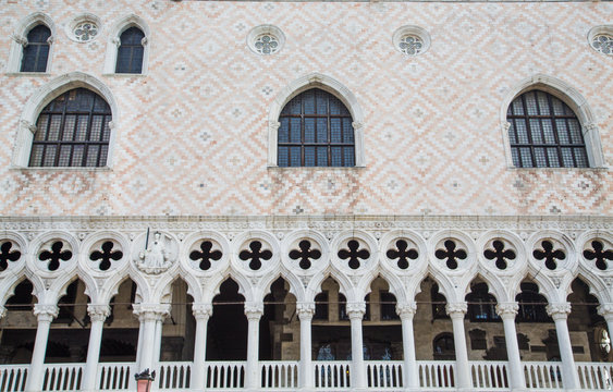 Details On Doges Palace In Venice