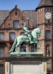 Fototapeta premium Rathaus Düsseldorf