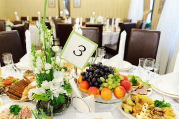 Decorated Table at Restaurant