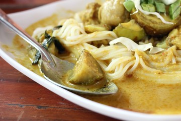 curry with chicken - curry soup