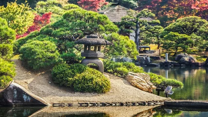 Fototapeten Koraku-en-Garten in Okayama © coward_lion