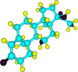 Hydrocortisone molecular structure