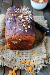 rye loaf rustic bread