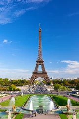 Fotobehang Eiffel Tower in Paris © Sailorr