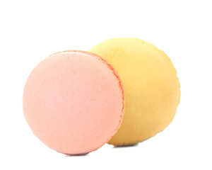 Two various macarons.