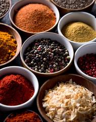 Assorted spices