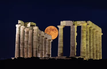 Foto auf Acrylglas Städte / Reisen Sounion-Tempel. Griechenland.