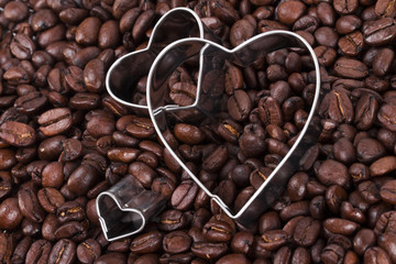 coffee on the white background