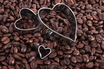 coffee on the white background