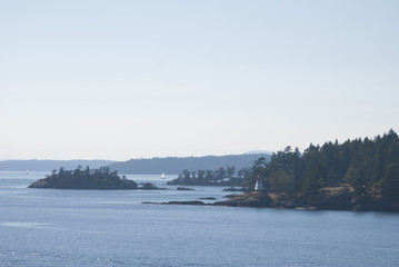 Leuchtturm in der Sonne