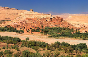 Fototapeta na wymiar Stary Ksar Ait-Ben-Haddou w Maroko