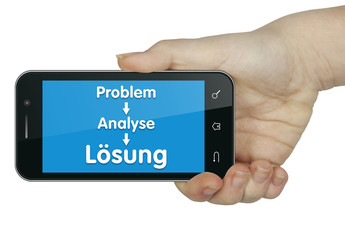 Problem, Analyse, Lösung. Mobil