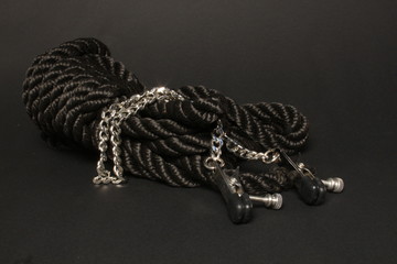 Bondageseil mit Kette