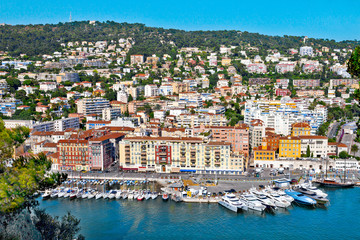 Fototapeta na wymiar Port of Nice. France. Seascape.