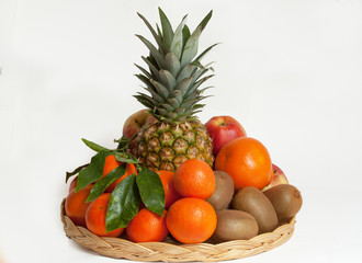 Composition de fruits exotiques