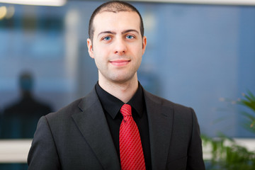 Fototapeta premium Smiling businessman