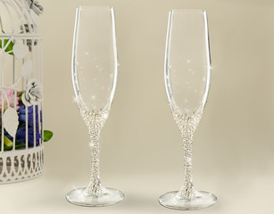 Fancy wedding goblets