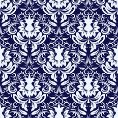 vector seamless flower pattern