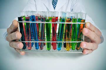 at the laboratory