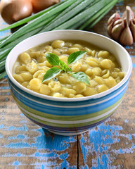 Pasta soup bowl