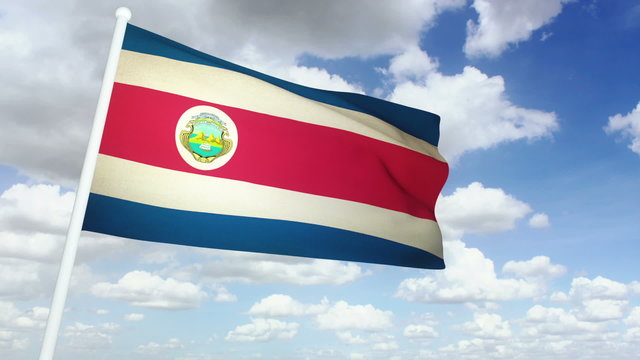 Flag Costa Rica 02