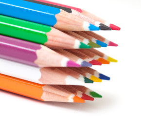 Naklejka premium color pencils