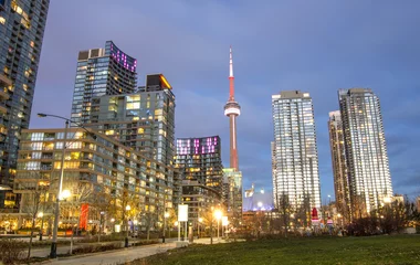 Fotobehang Toronto panorama, Canada © oneinchpunch