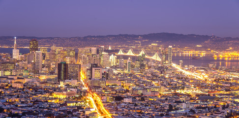 Skyline von San Francisco, Kalifornien?