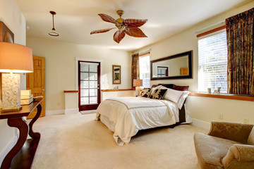 Luxuriant bright bedroom