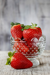 Goblet of strawberries