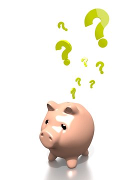 money pig with question