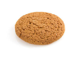 sweet cookies on white